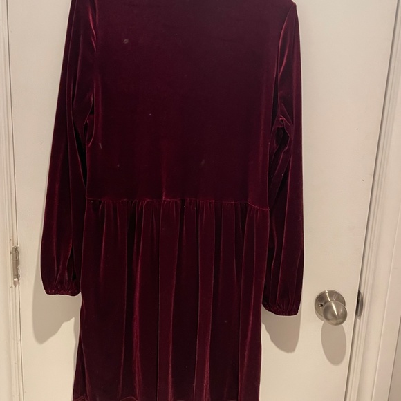 Anthropologie - AMADI Burgundy/Maroon Dress - Picture 4 of 6